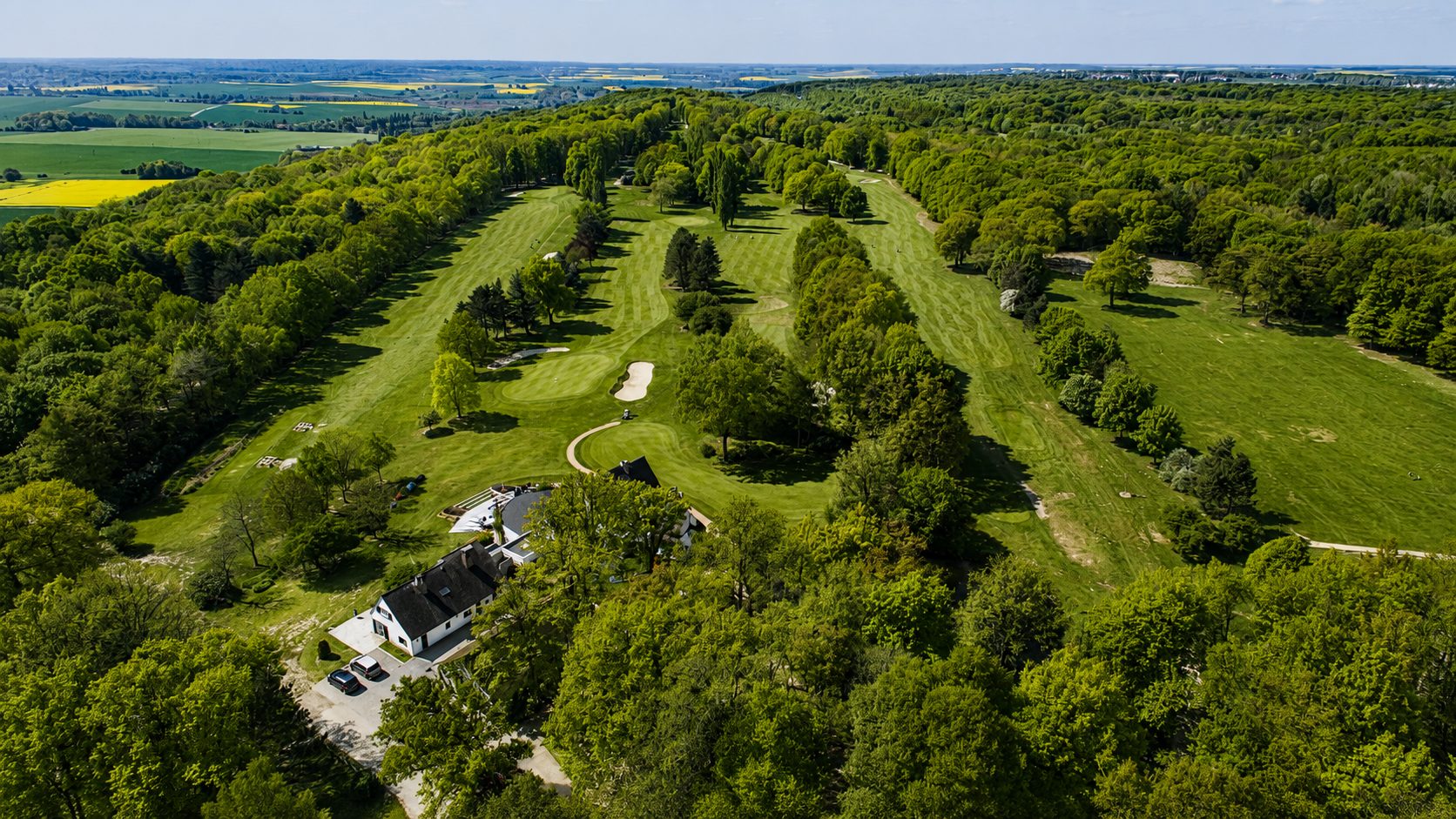 Le parcours du Golf Isabella vu du ciel
