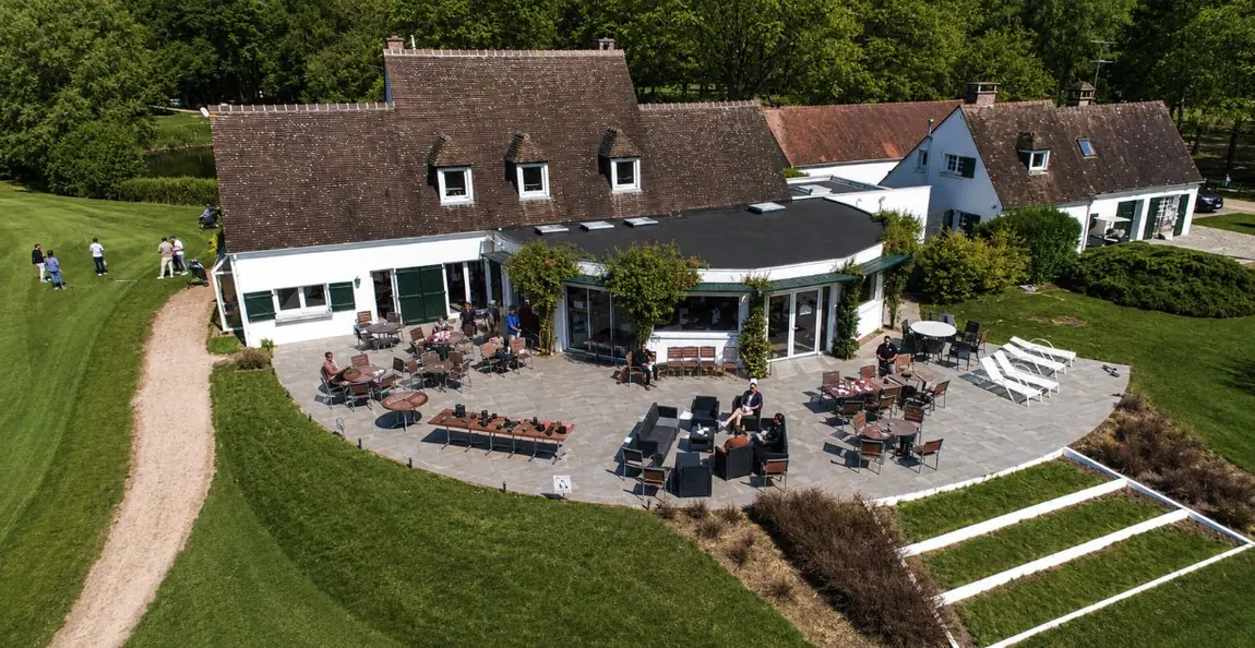 La terrasse vue du ciel